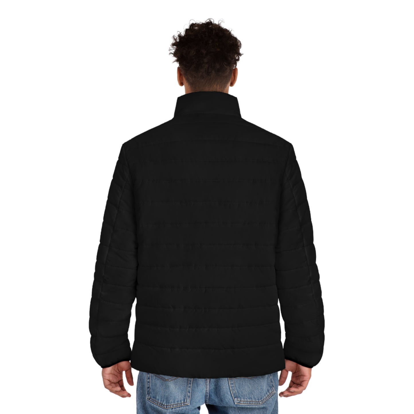 Men's Black Puffer Jacket — Lightweight Insulated Outerwear