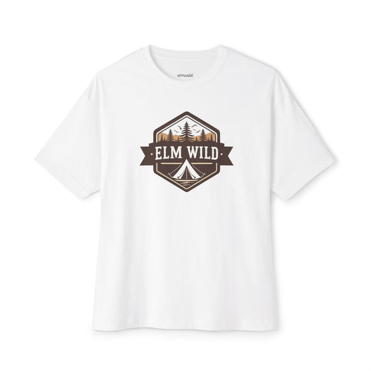 Elm Wild Oversized Tee, Casual Summer Shirt, Adventure Clothing, Outdoor T-Shirt