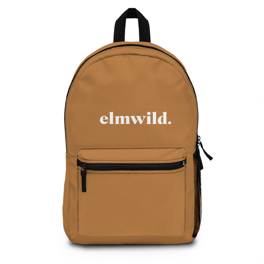 Backpack — Elmwild Minimal Logo Casual Daypack (Dune)