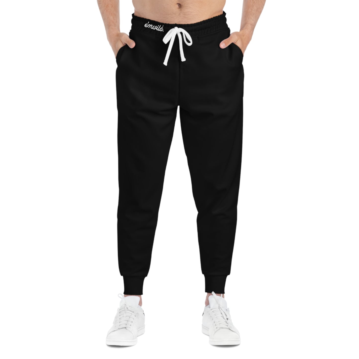 Athletic Joggers — Black Performance Sweatpants