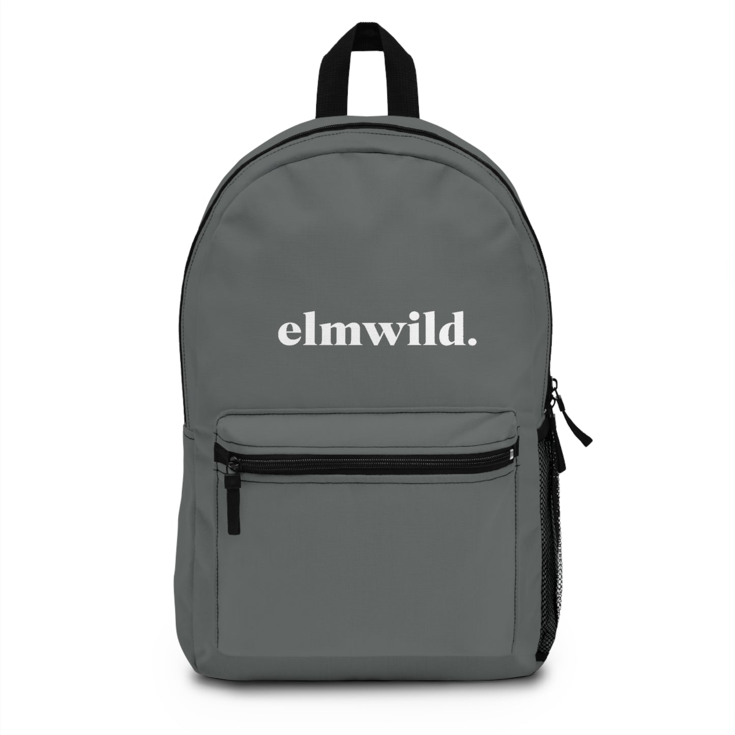 Backpack — Elmwild Minimal Logo Casual Daypack (Dark Grey)
