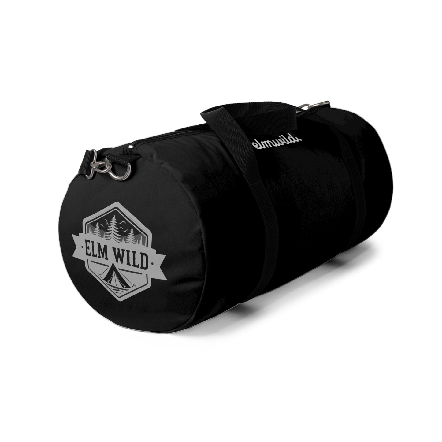 Classic Black Duffel Bag – Durable Travel & Gym Carryall