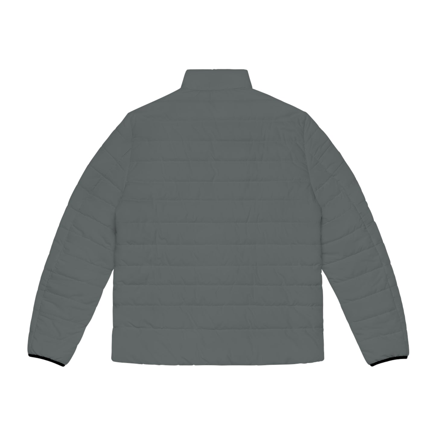 Men's Dark Grey Puffer Jacket — Lightweight Insulated Outerwear
