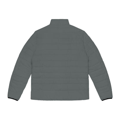 Men's Dark Grey Puffer Jacket — Lightweight Insulated Outerwear