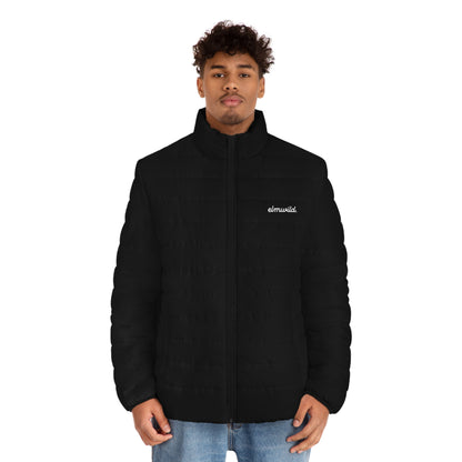 Men's Black Puffer Jacket — Lightweight Insulated Outerwear