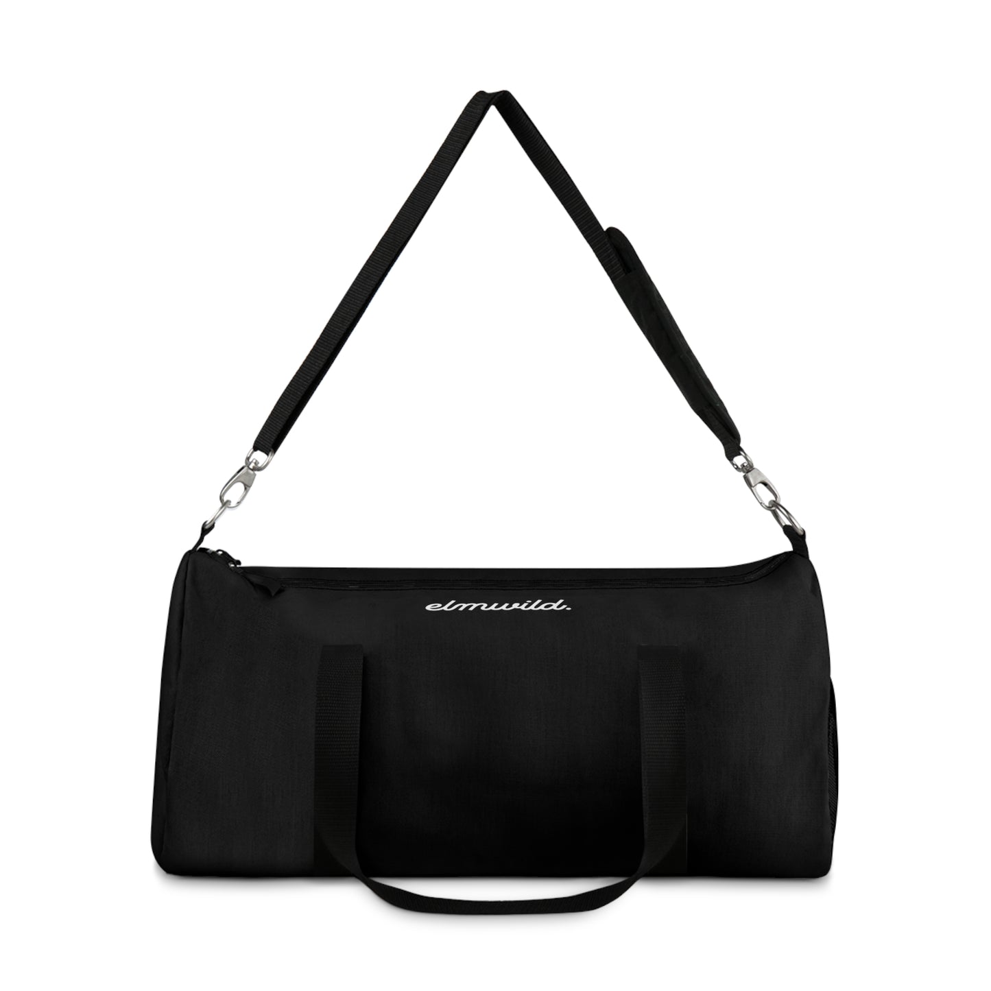 Classic Black Duffel Bag – Durable Travel & Gym Carryall