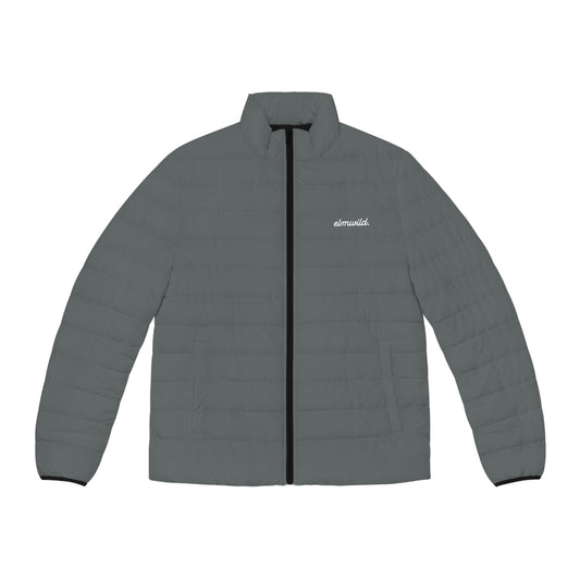Men's Dark Grey Puffer Jacket — Lightweight Insulated Outerwear