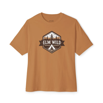 Elm Wild Oversized Tee, Casual Summer Shirt, Adventure Clothing, Outdoor T-Shirt