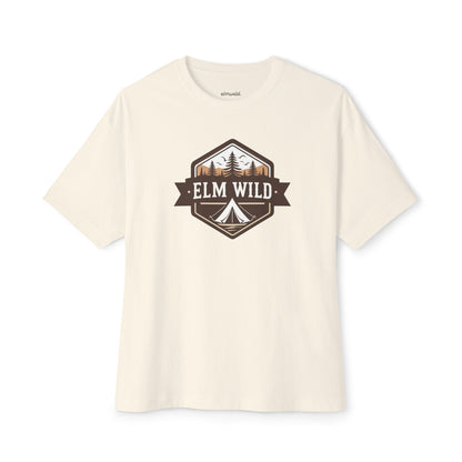 Elm Wild Oversized Tee, Casual Summer Shirt, Adventure Clothing, Outdoor T-Shirt