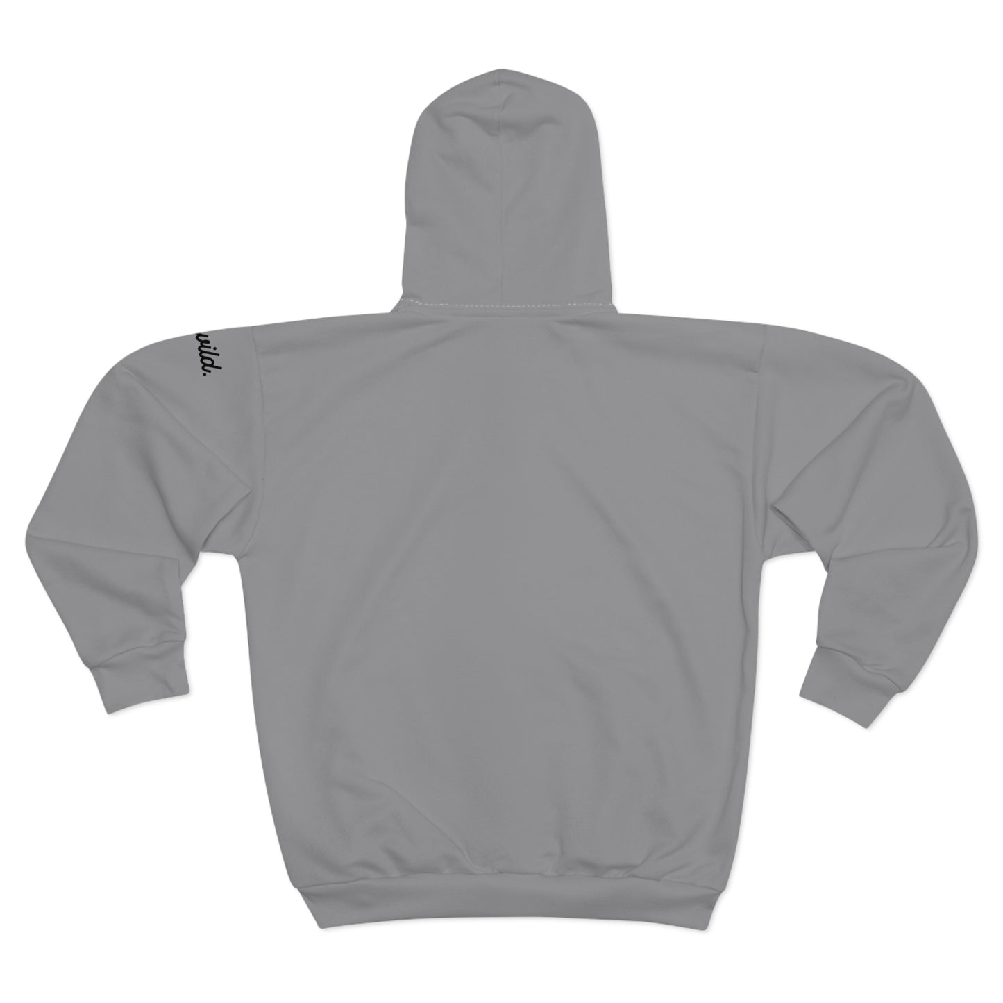 Light Grey Zip Hoodie — Zip-Up Hoodie